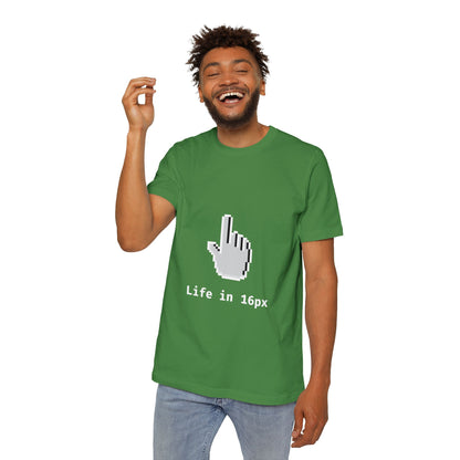 Life in 16px | Frontend Developer T-Shirt | Pixel-Perfect UI Design Tee | Usha Creations