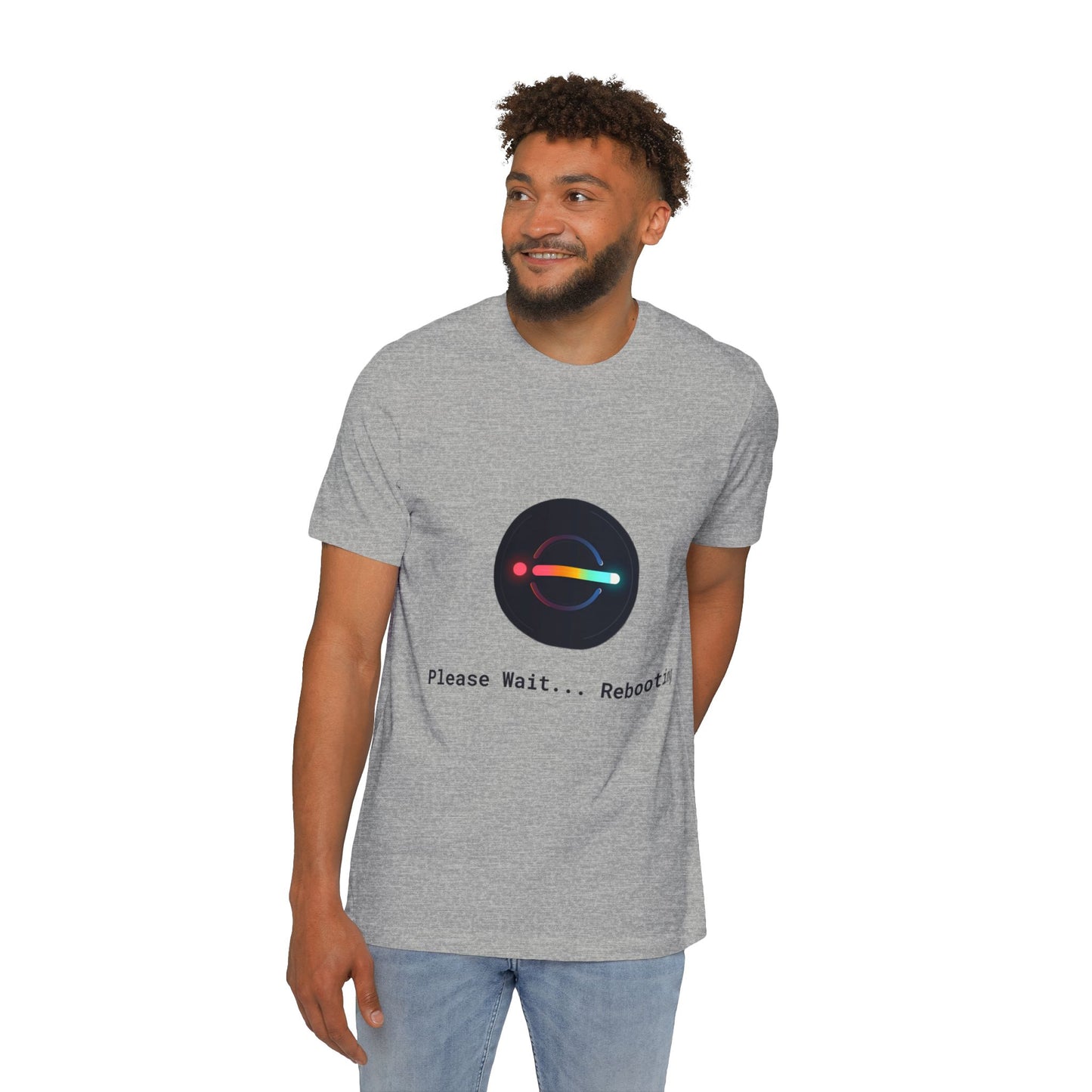 Please Wait… Rebooting Tech-Themed T-Shirt