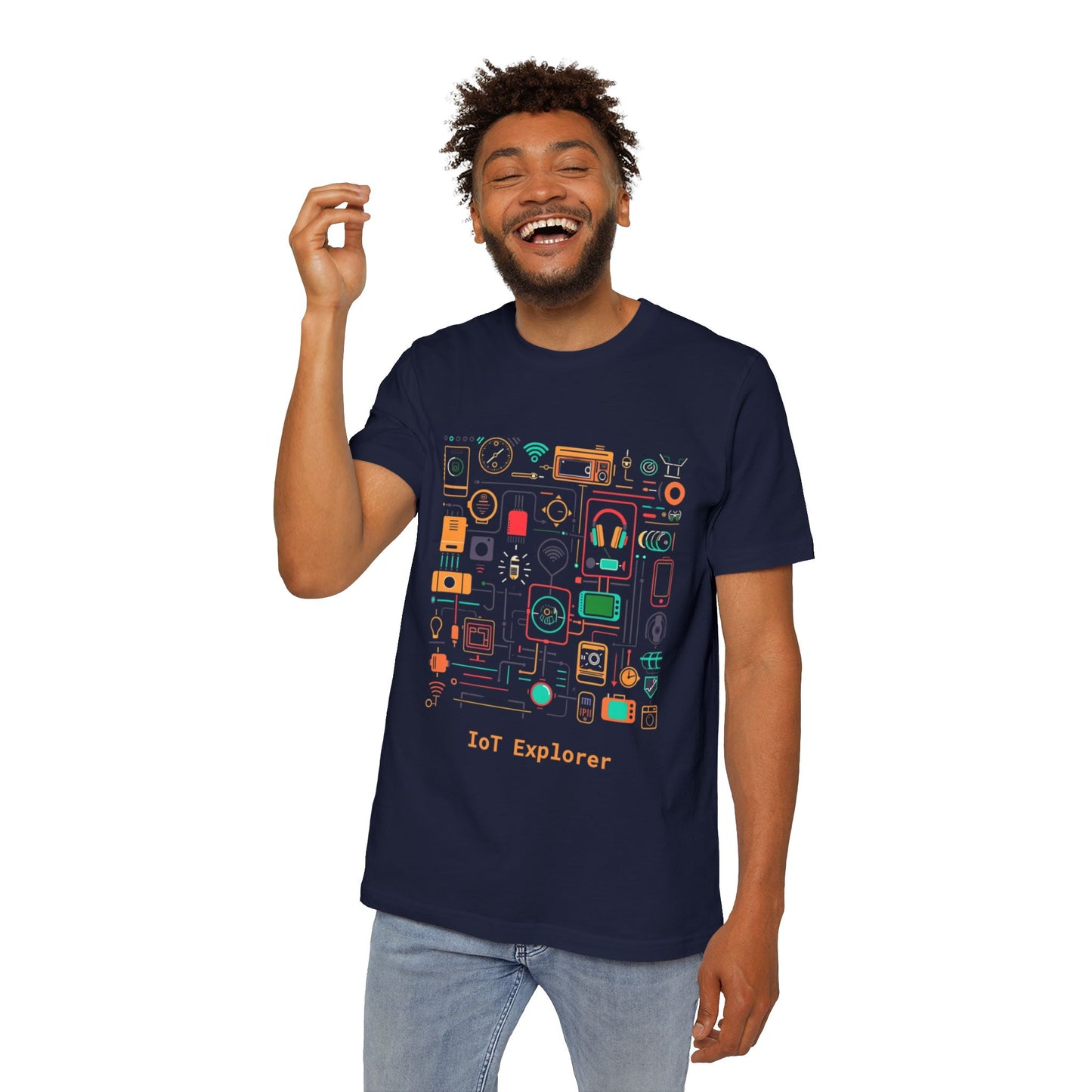 IoT Explorer Tech-Themed T-Shirt | Connected Devices Graphic Tee