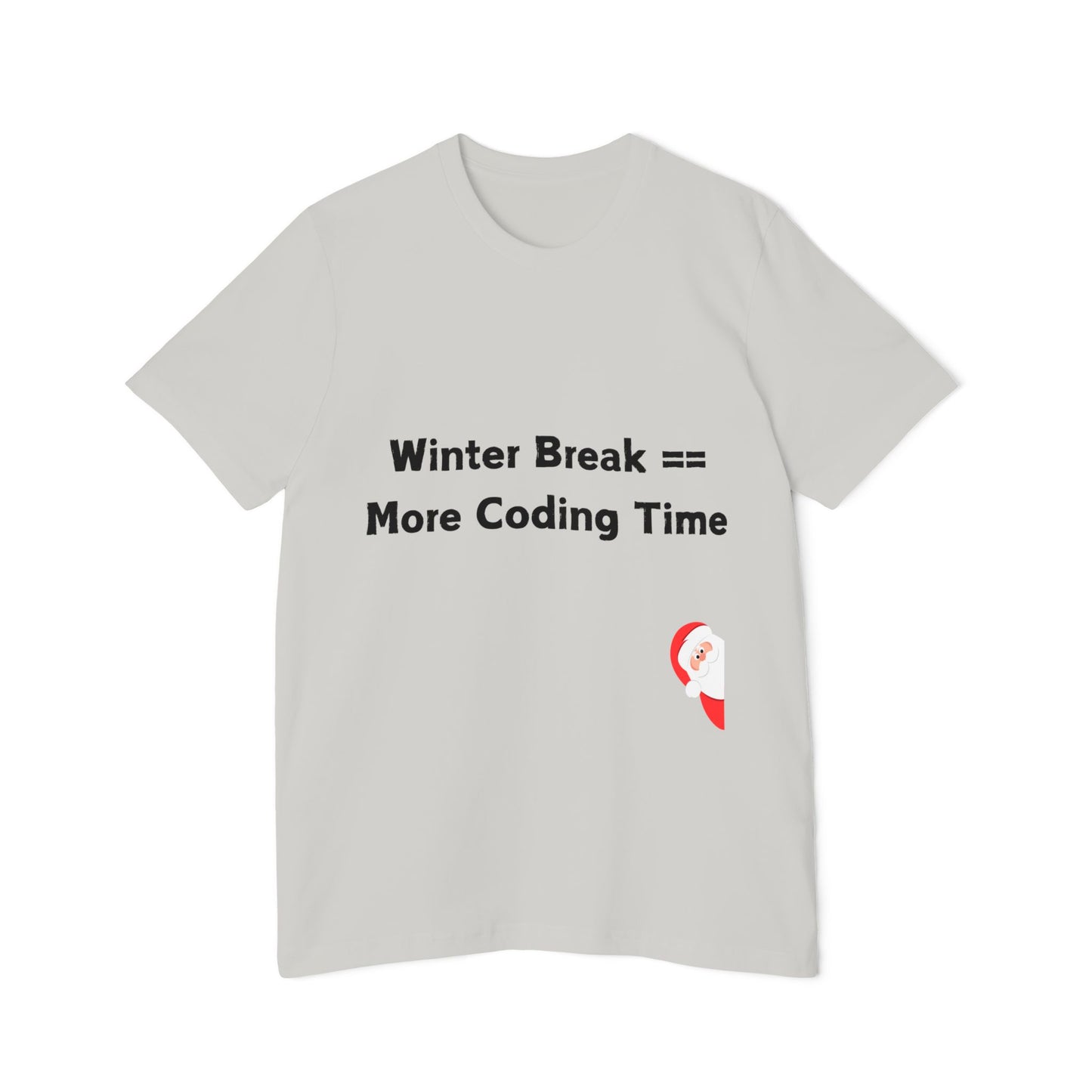 Winter Break Coding T-Shirt | Christmas Developer Time 2024 | Holiday Programming Humor | Usha Creations