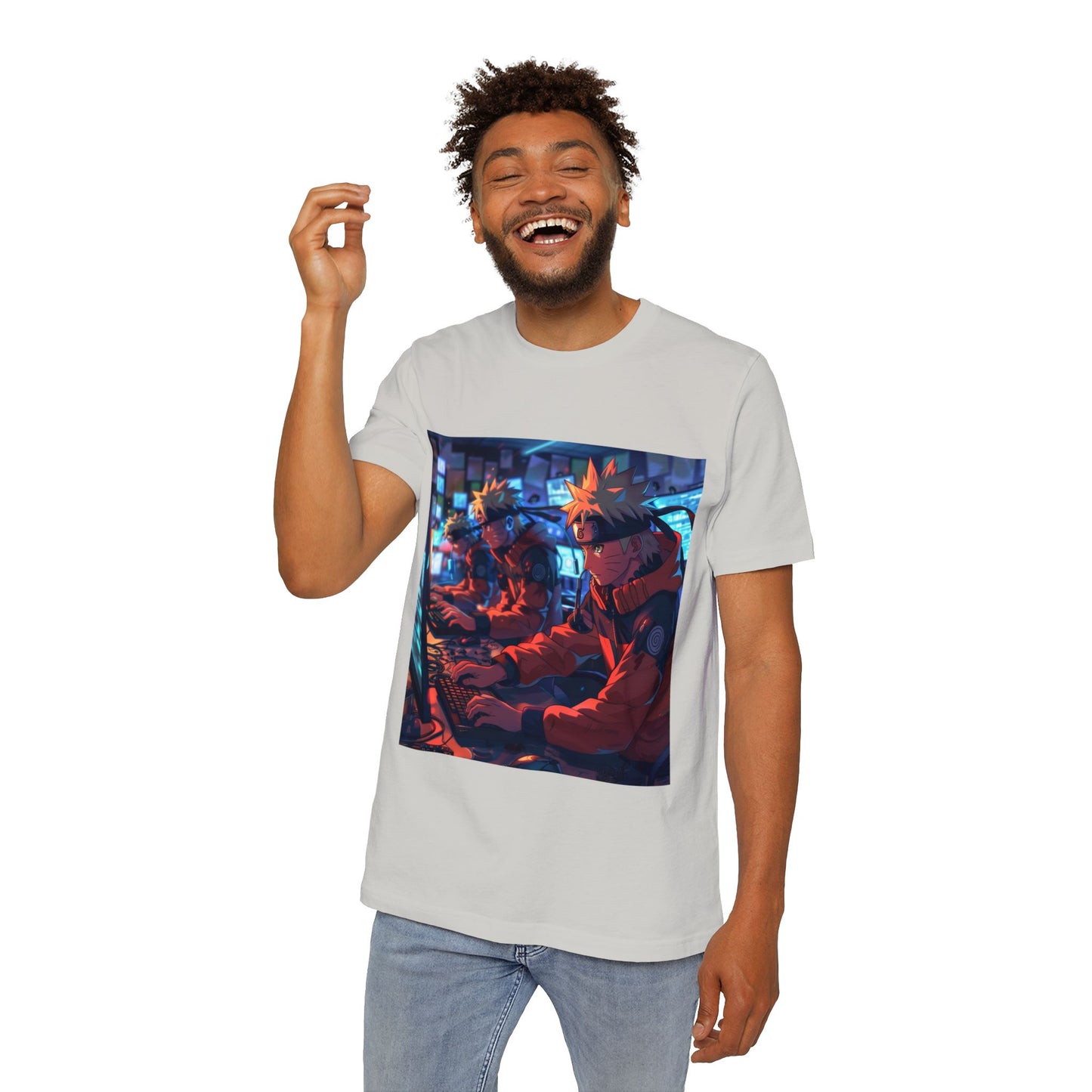 Naruto Hacking with Shadow Clones Tee – Cyber Ninja Edition