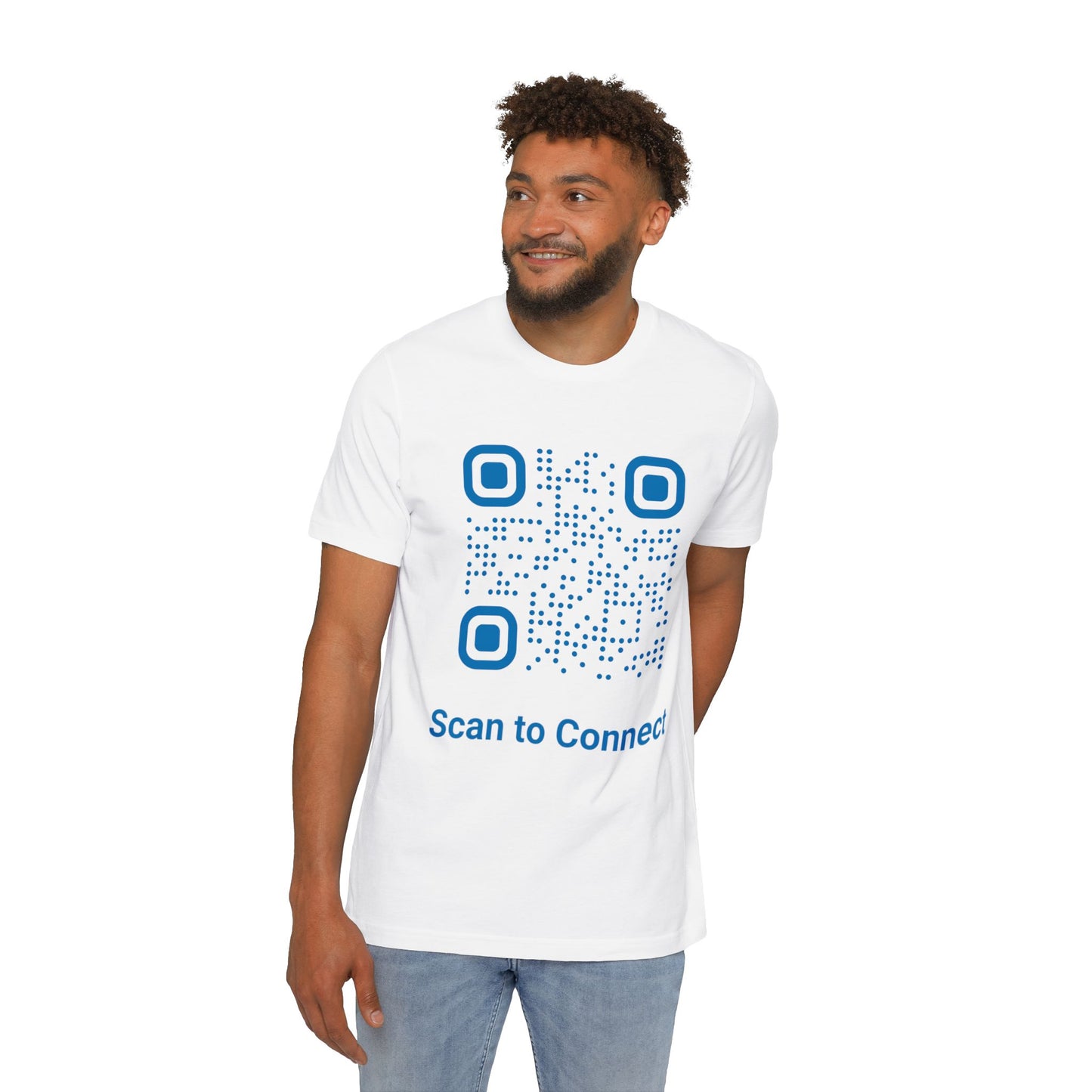 Custom LinkedIn QR Code T-Shirts - Professional Networking Apparel | Techie Tees | Usha Creations