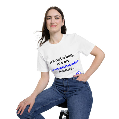 It’s Not a Bug, It’s an Undocumented Feature | Funny Coding T-Shirt for Developers | Usha Creations