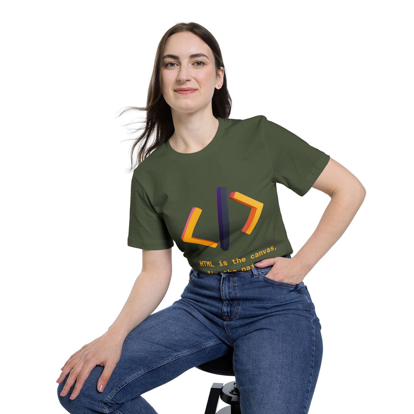 HTML Canvas Painter T-Shirt