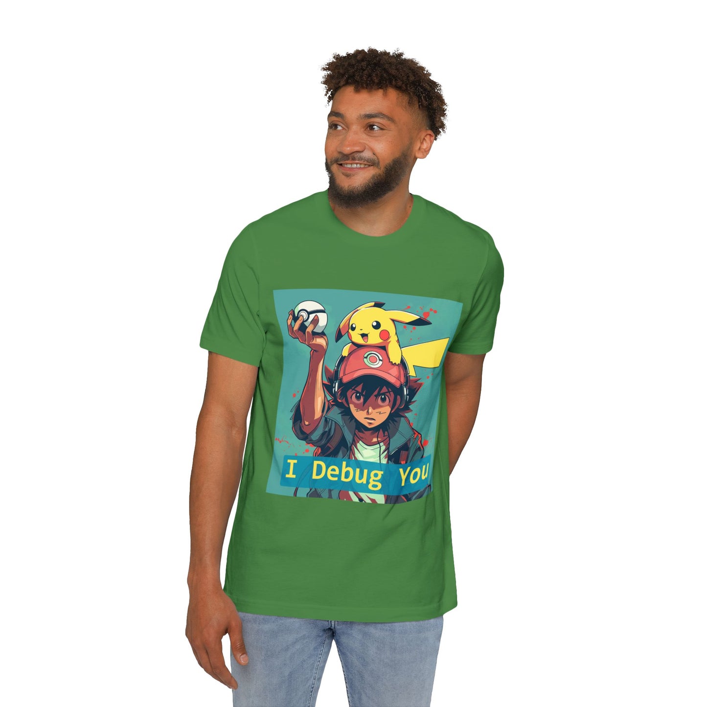 Ash’s Pokécode Tee – I Debug You! Edition