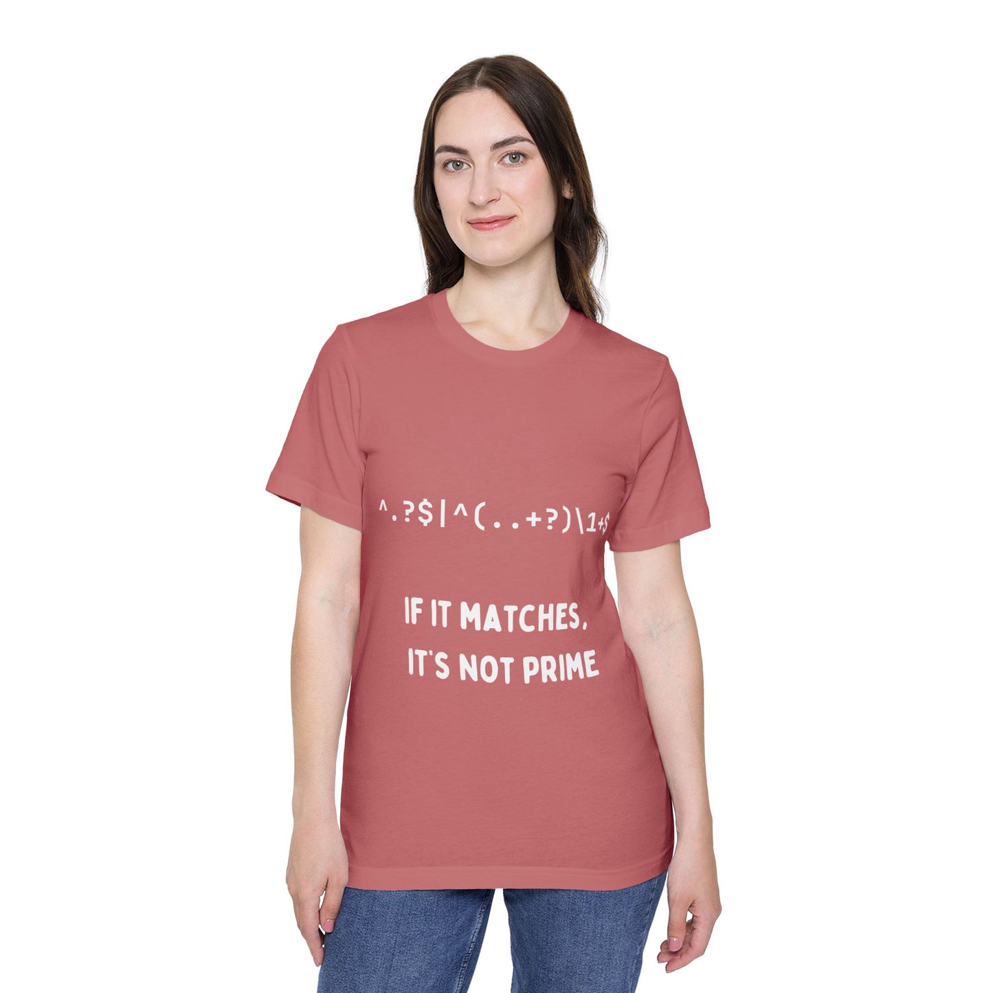 Regex Prime T-Shirt | Math Developer Pattern 2024 | Programming Algorithm Humor | Usha Creations