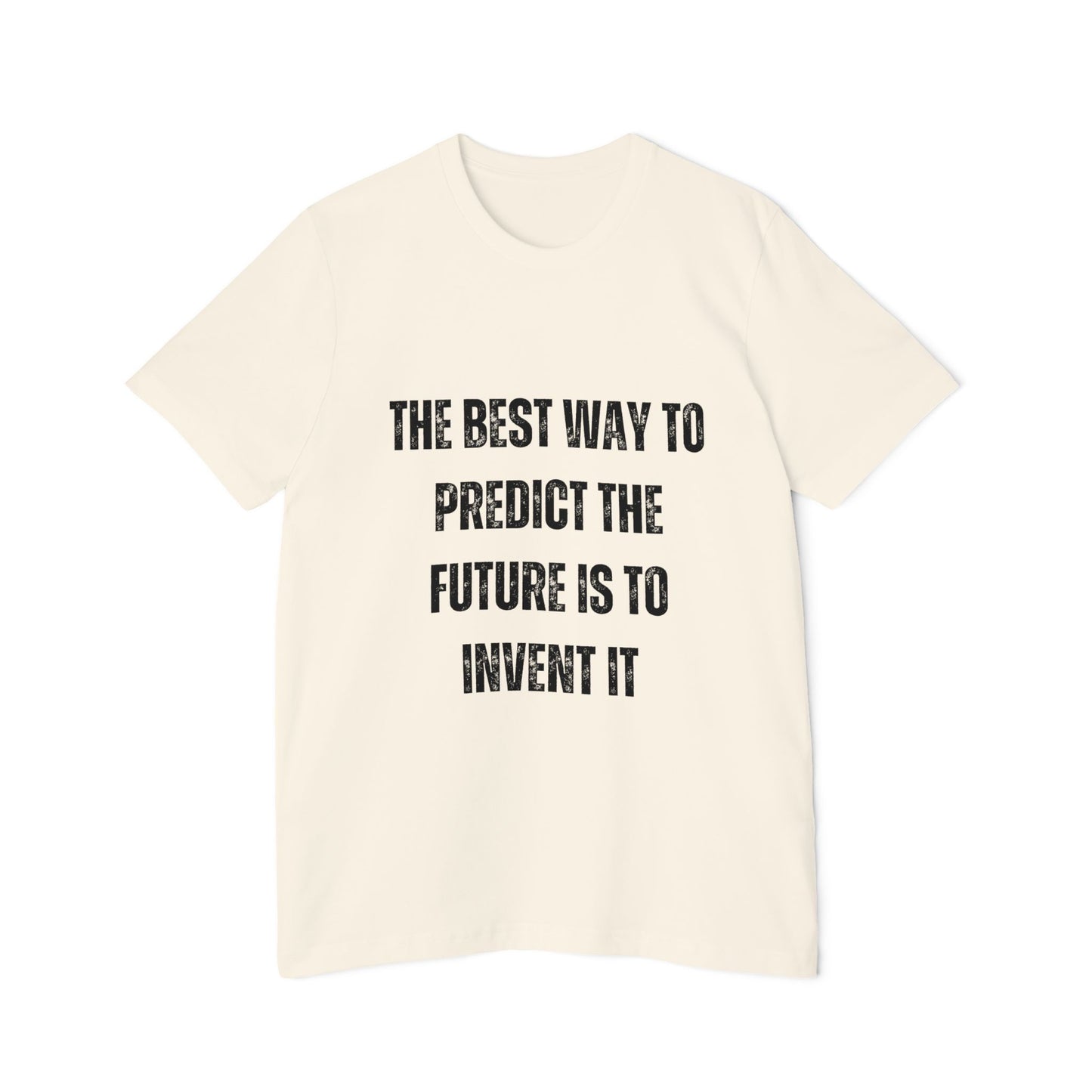 The Best Way to Predict the Future Is to Invent It | Inspirational Tech T-Shirt | Developer Quote Tee | Usha Creations