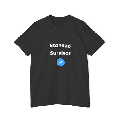 Standup Survivor | Funny Developer T-Shirt for Agile Meetings | Usha Creations