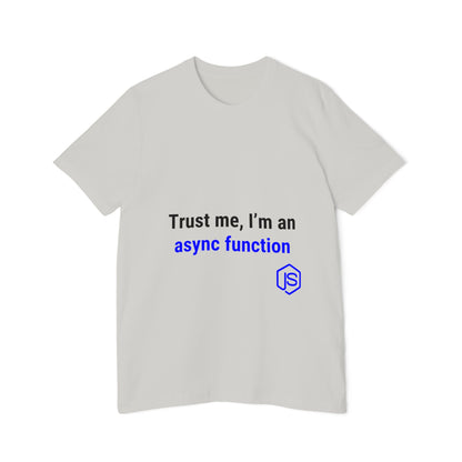 Trust Me, I’m an Async Function | JavaScript T-Shirt for Developers | Usha Creations