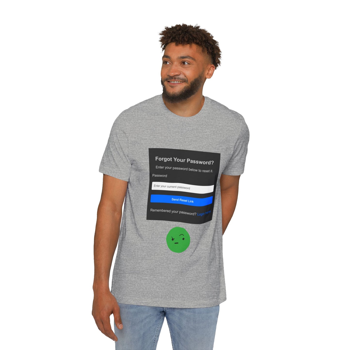 Forgot Password UI Fail Tech Humor T Shirt | Code Meme Tees | Usha Creations