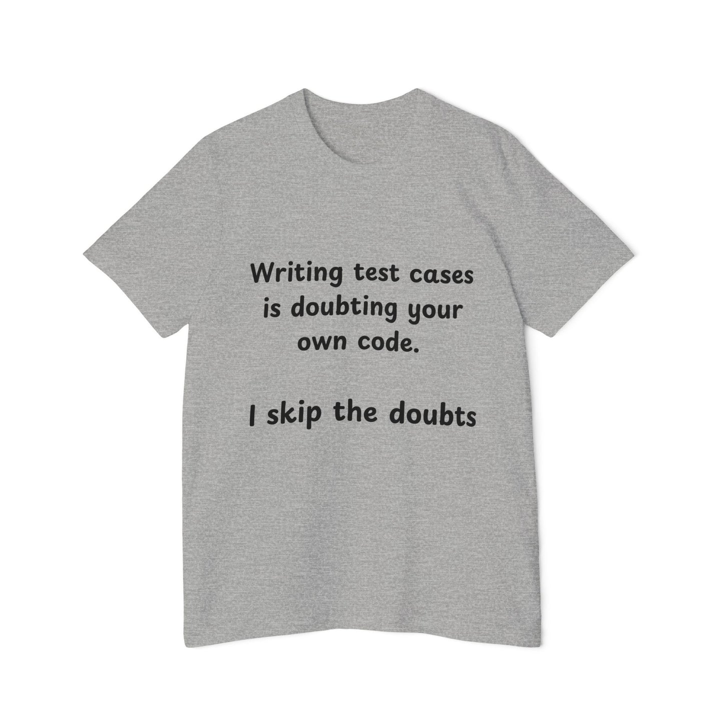 Testing Doubts T-Shirt | QA Developer Pattern 2024 | Programming Test Humor | Usha Creations