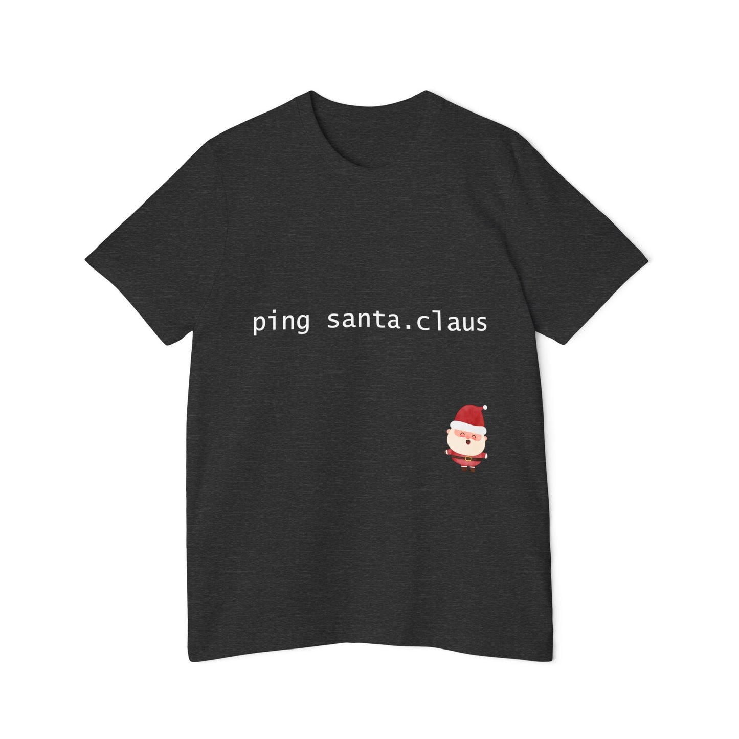 Ping Santa.Claus Network T-Shirt | Funny IT Christmas Gift 2024 | Perfect Network Engineer Secret Santa Gift | Usha Creations