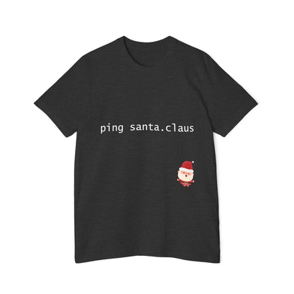 Ping Santa.Claus Network T-Shirt | Funny IT Christmas Gift 2024 | Perfect Network Engineer Secret Santa Gift | Usha Creations