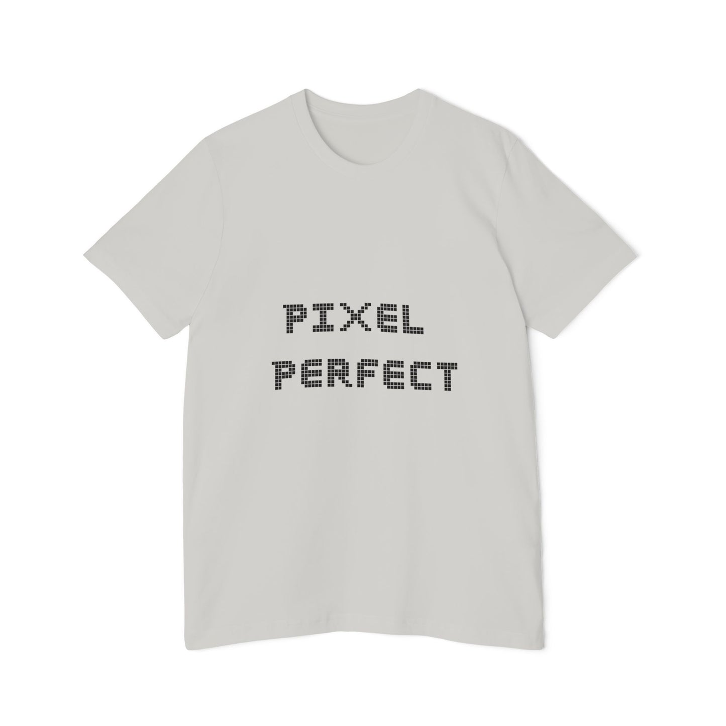 Pixel Perfect | Pixelated Font T-Shirt | Frontend Developer Apparel | Usha Creations