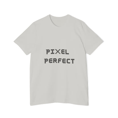 Pixel Perfect | Pixelated Font T-Shirt | Frontend Developer Apparel | Usha Creations