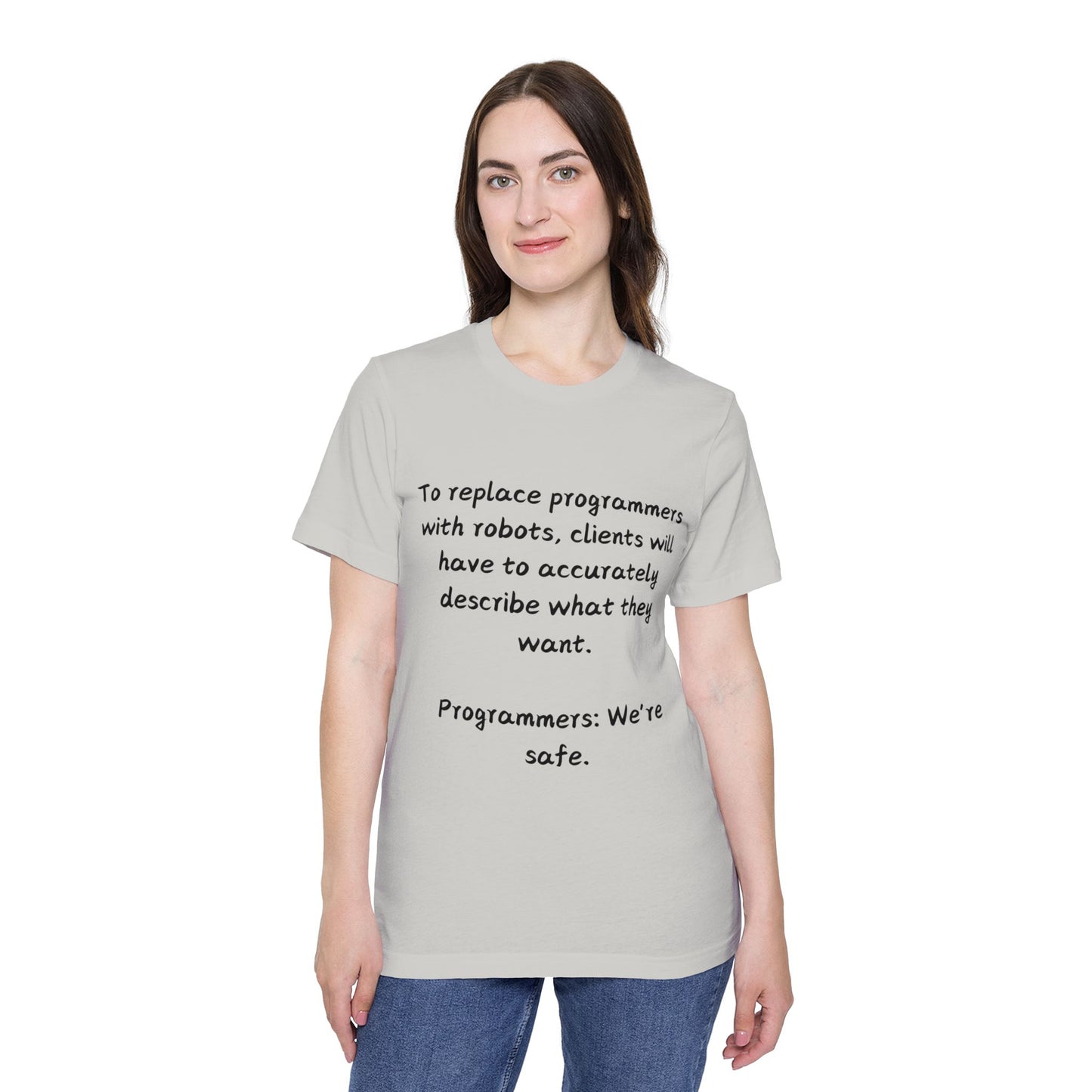 Programmer Job Security Humor T Shirt | Client Spec Meme Tees | Usha Creations