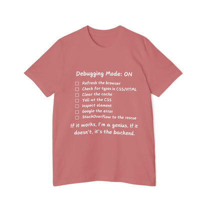 Frontend Debugging Mode Web Dev Humor T Shirt | CSS Battle Meme Tees | Usha Creations