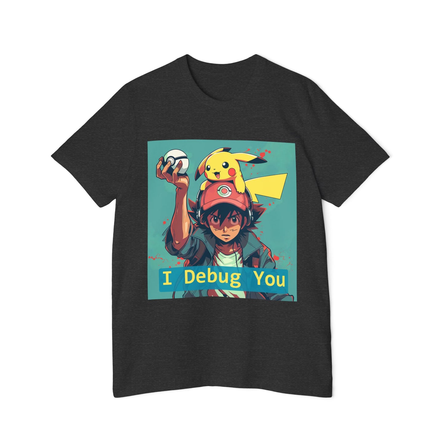 Ash’s Pokécode Tee – I Debug You! Edition