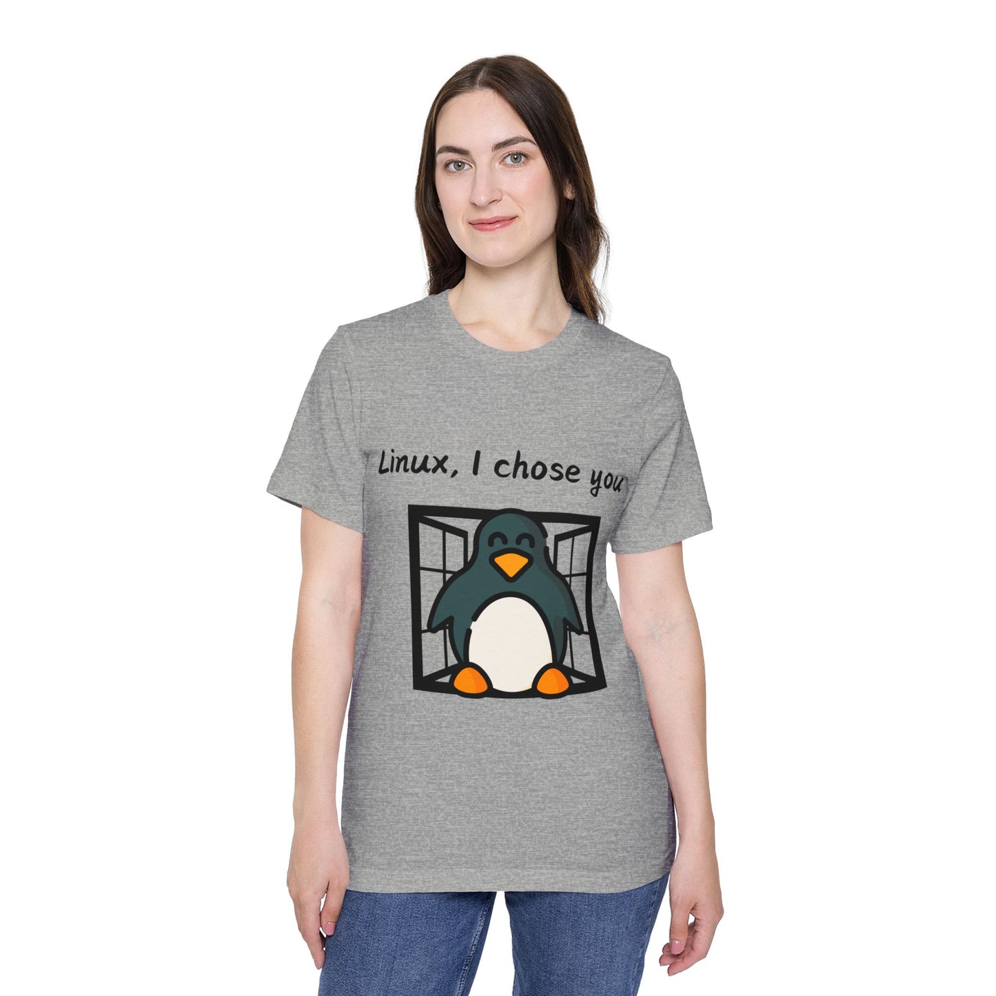 Linux vs Windows OS Choice Humor T Shirt | Tech Geek Meme Tees | Usha Creations