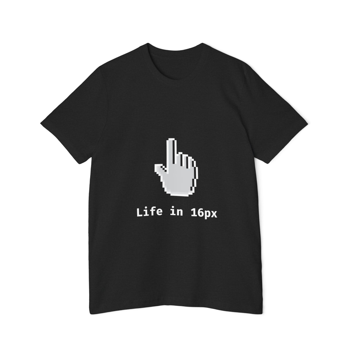 Life in 16px | Frontend Developer T-Shirt | Pixel-Perfect UI Design Tee | Usha Creations