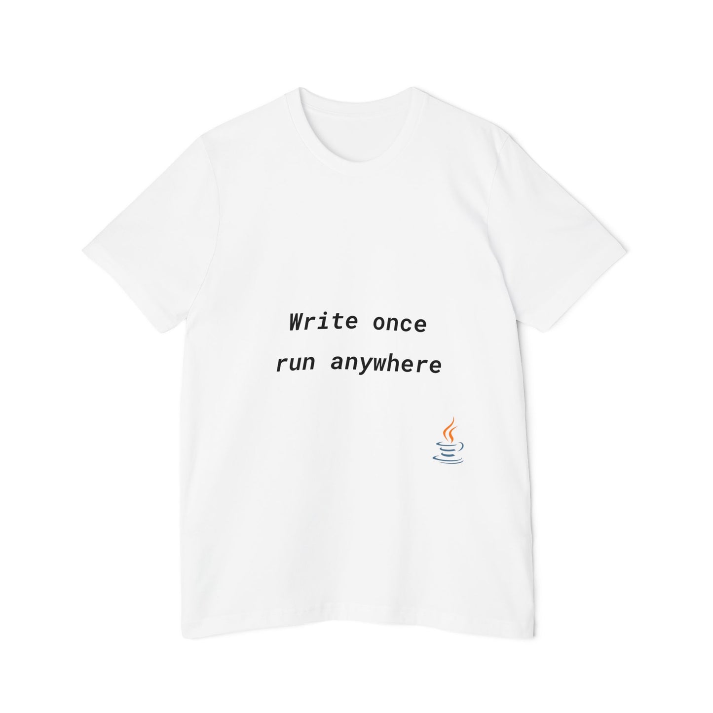 Write Once, Run Anywhere | Java Developer T-Shirt | Funny Coding Shirt | Usha Creations