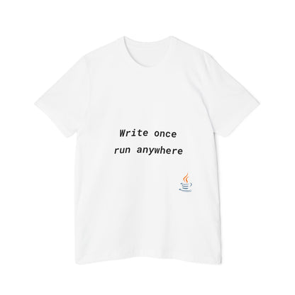 Write Once, Run Anywhere | Java Developer T-Shirt | Funny Coding Shirt | Usha Creations