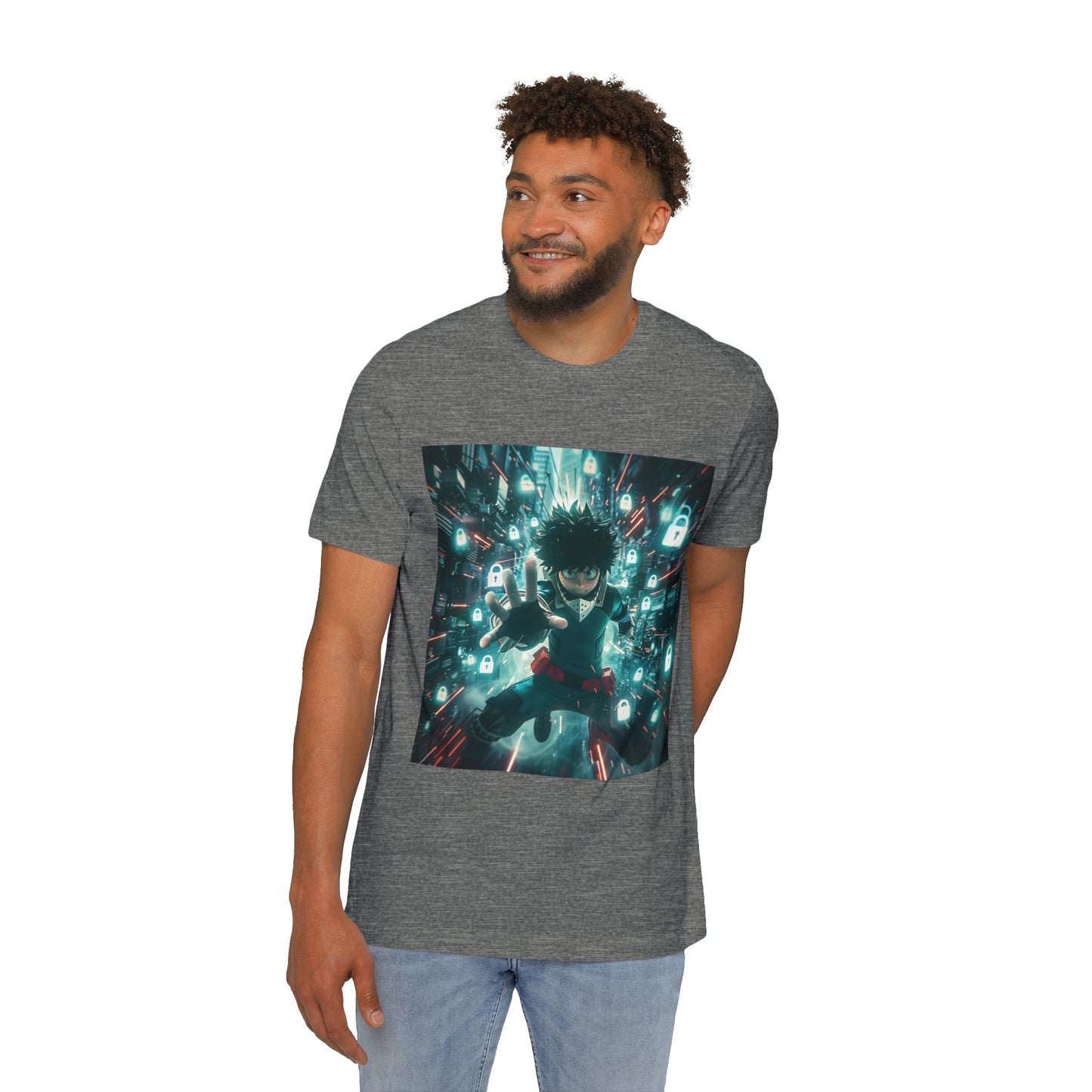 Deku’s Data Smash Tee – Cyber Hero Edition