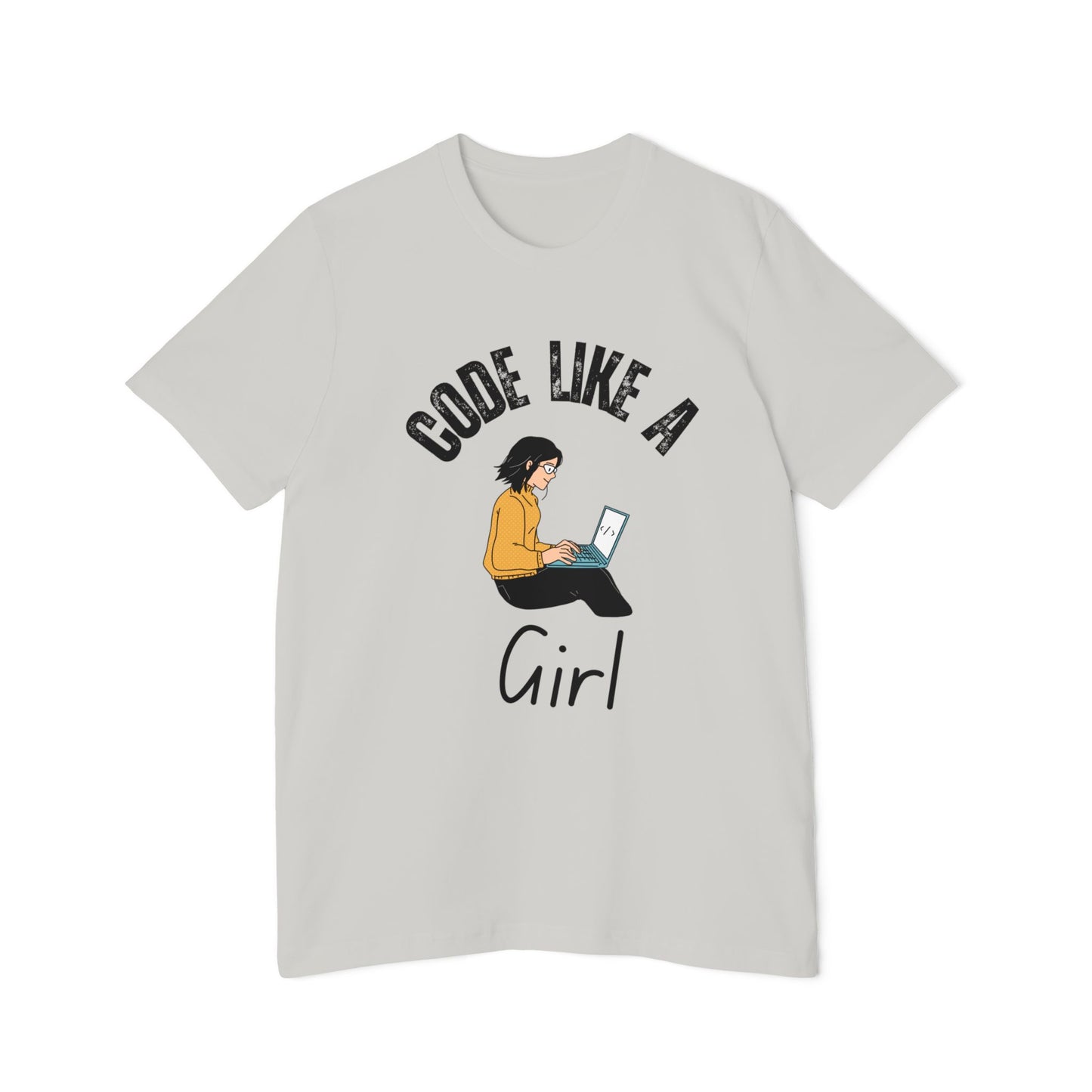 Code Like a Girl T-Shirt - Empowering Women in Tech Tee