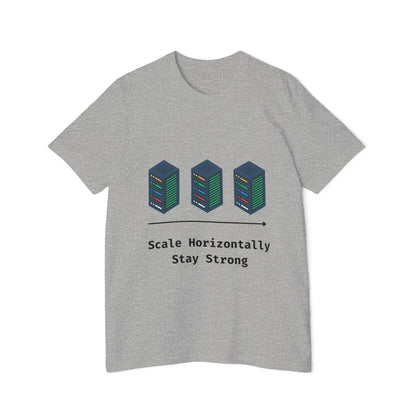 Scale Horizontally, Stay Strong | System Design T-Shirt | Interview Series Tee | Usha Creations