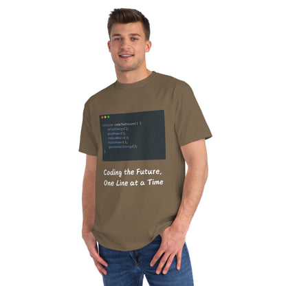 Code the Future Eco Dev Tee | Green Energy Coder Shirt | Usha Creations