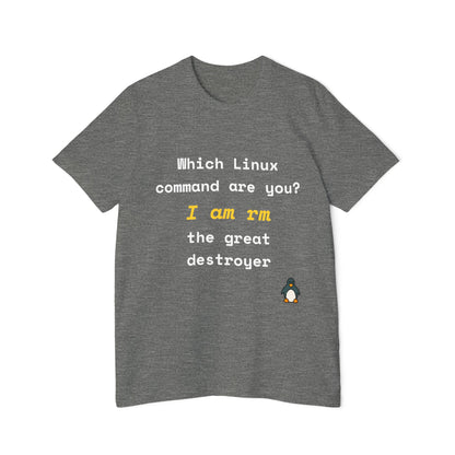 Which Linux Command Are You? I Am rm - The Great Destroyer | Funny Linux T-Shirt | Usha Creations