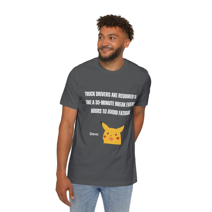 Developer Break Time Surprise Coding Humor T Shirt | Tech Work Culture Meme Tees | Usha Creations