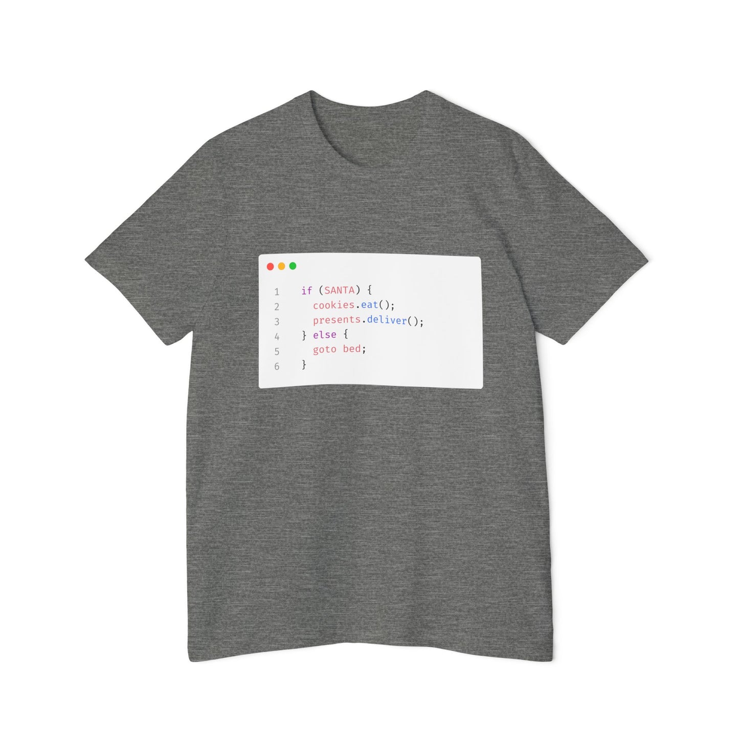 Christmas Code T-Shirt | Developer Holiday Logic 2024 | Programming Santa Humor | Tech Winter Gift | Usha Creations