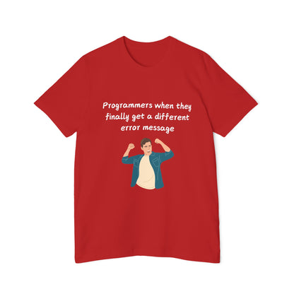 Programmer New Error Celebration Humor T Shirt | Debugging Victory Meme Tees | Usha Creations