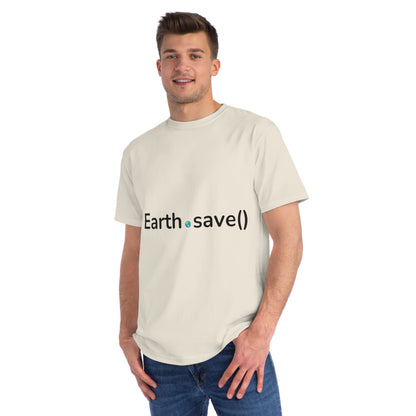 Earth.save() Eco-Coding Tee | Environmental Developer Shirt | Usha Creations