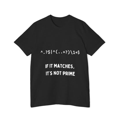 Regex Prime T-Shirt | Math Developer Pattern 2024 | Programming Algorithm Humor | Usha Creations