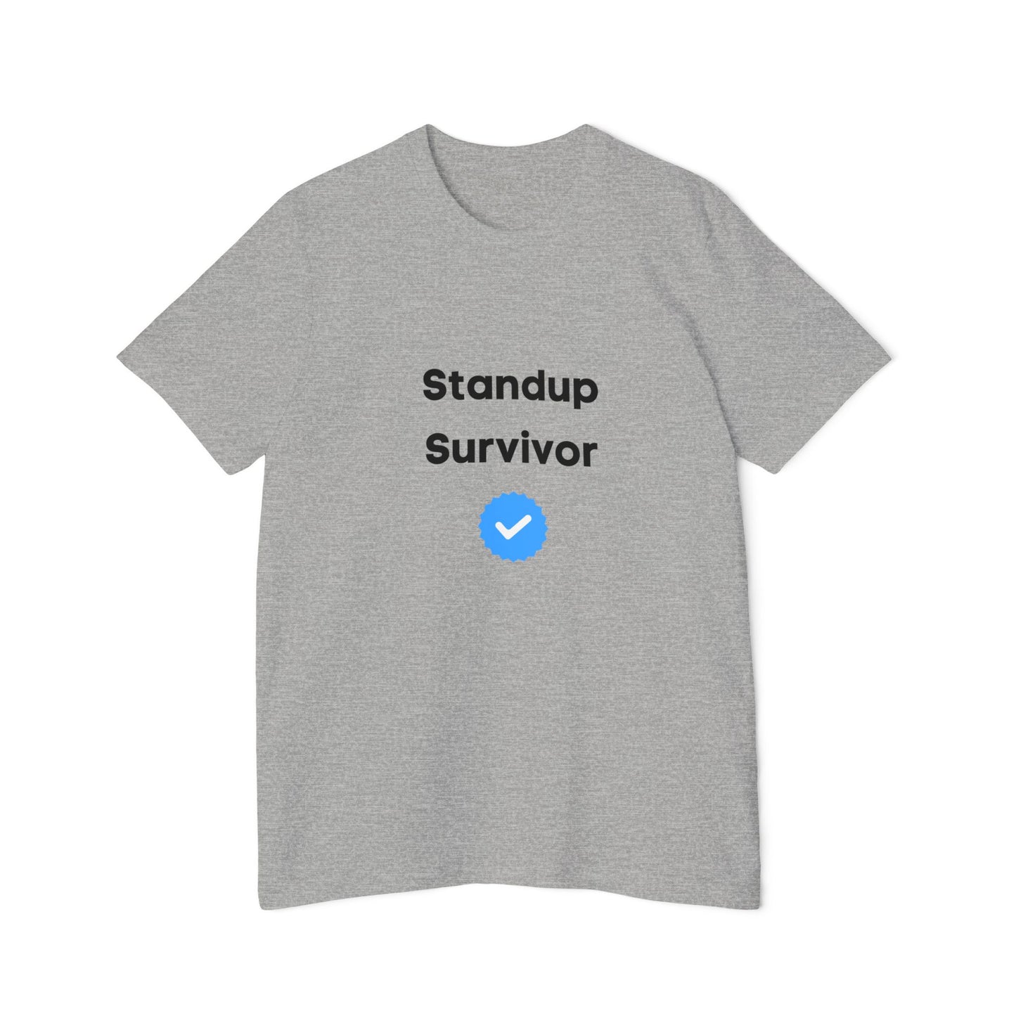 Standup Survivor | Funny Developer T-Shirt for Agile Meetings | Usha Creations