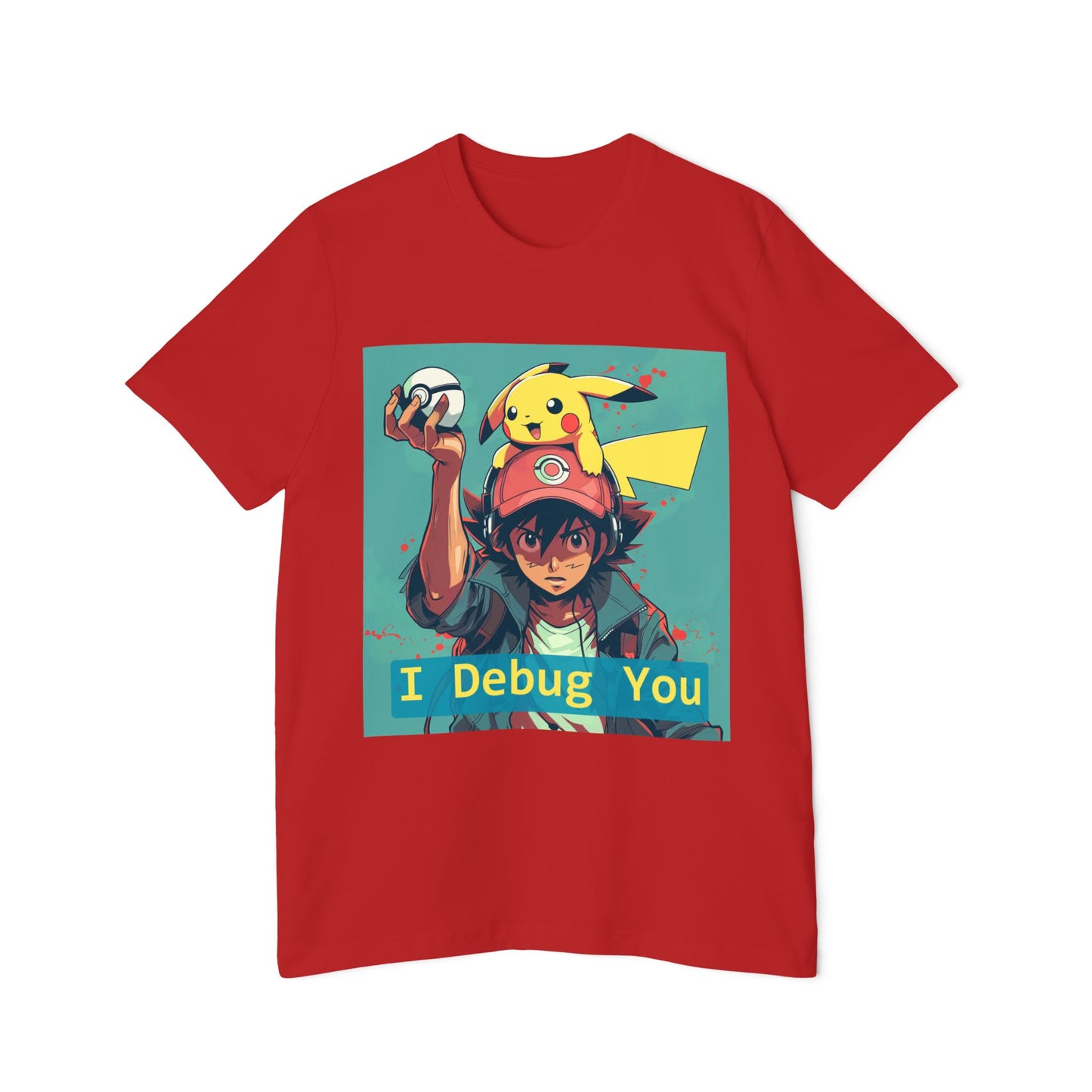 Ash’s Pokécode Tee – I Debug You! Edition