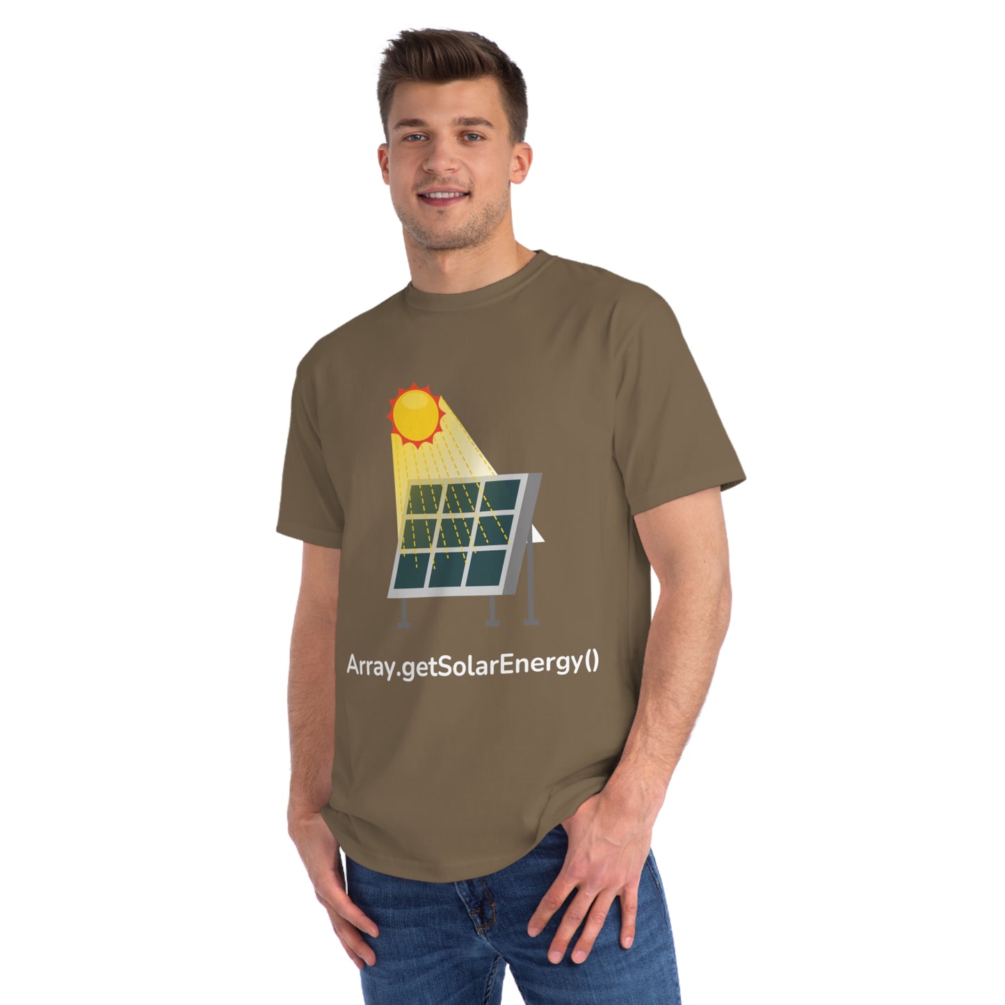 Array.getSolarEnergy() Tee | Eco Coder Solar Shirt | Usha Creations