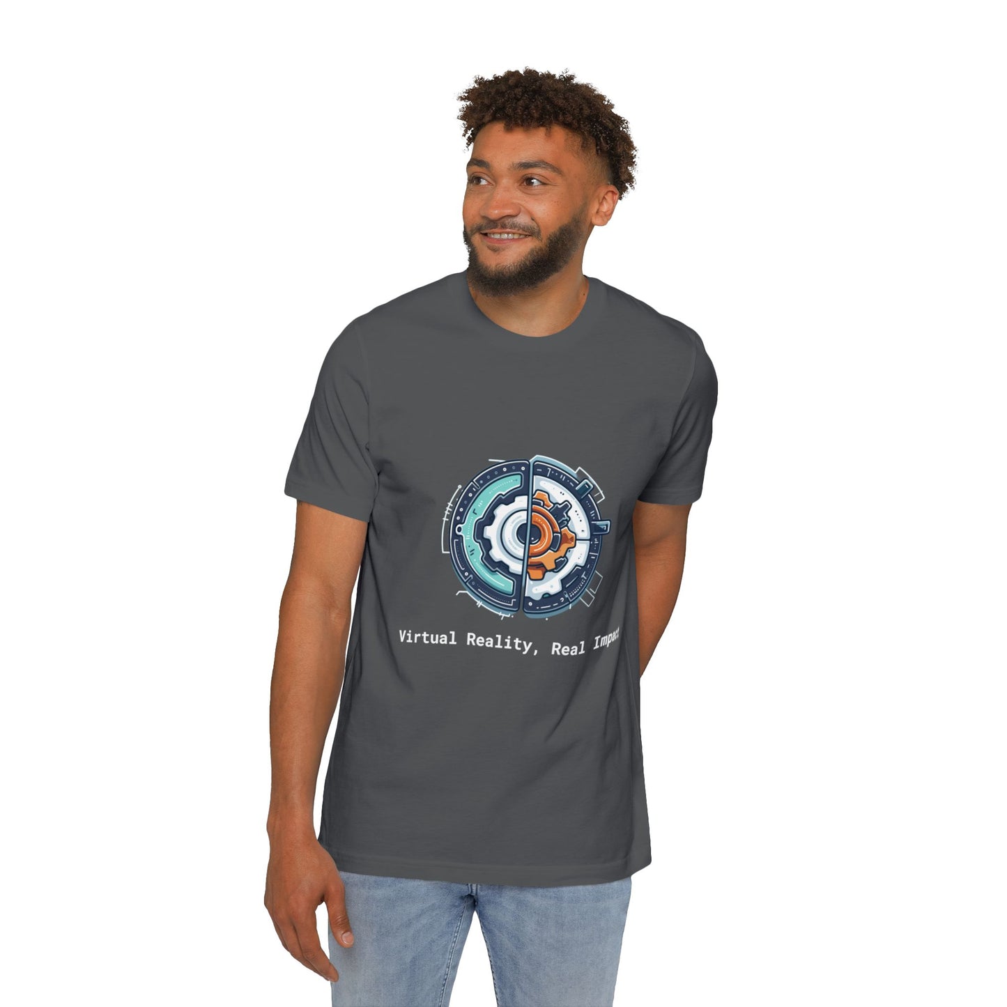 Virtual Reality, Real Impact Tech-Themed T-Shirt