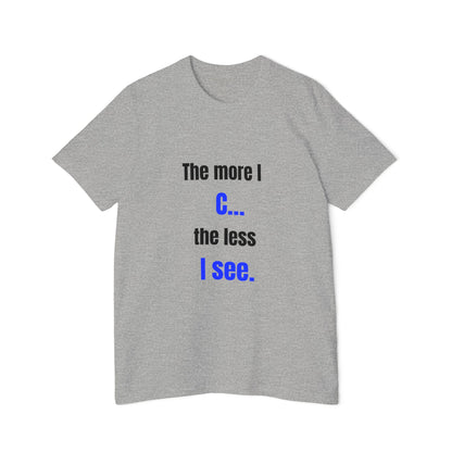 The More I C… The Less I See | Funny Tech T-Shirt for Developers | Usha Creations