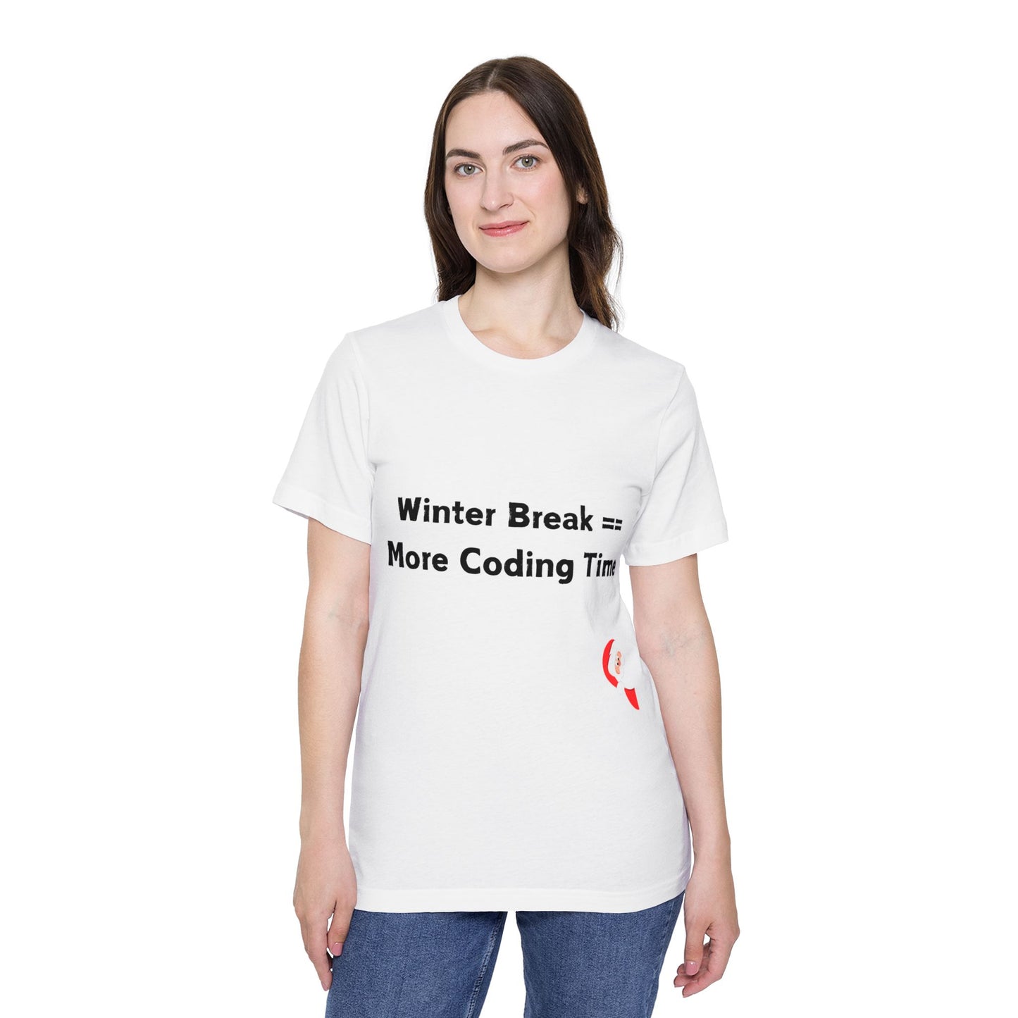 Winter Break Coding T-Shirt | Christmas Developer Time 2024 | Holiday Programming Humor | Usha Creations