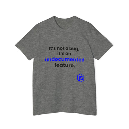 It’s Not a Bug, It’s an Undocumented Feature | Funny Coding T-Shirt for Developers | Usha Creations