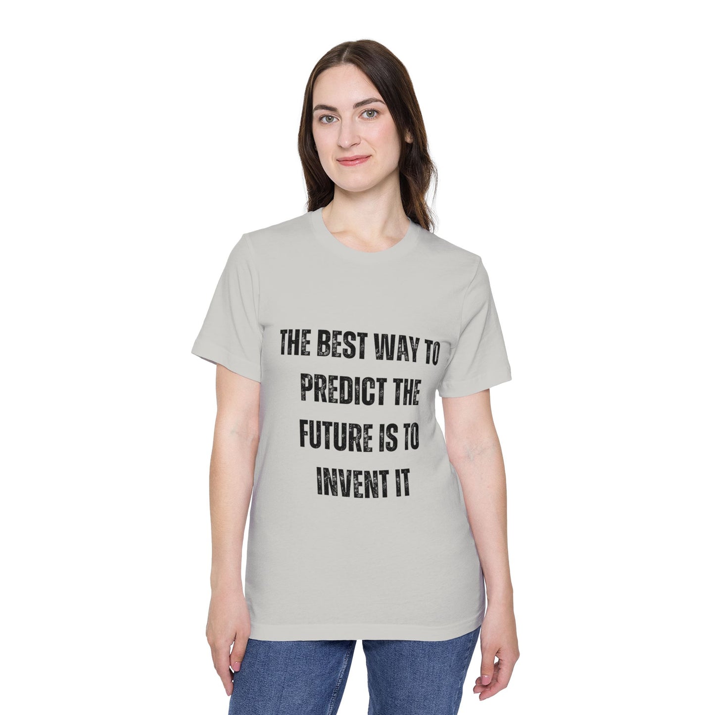 The Best Way to Predict the Future Is to Invent It | Inspirational Tech T-Shirt | Developer Quote Tee | Usha Creations