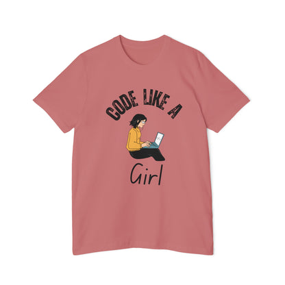 Code Like a Girl T-Shirt - Empowering Women in Tech Tee