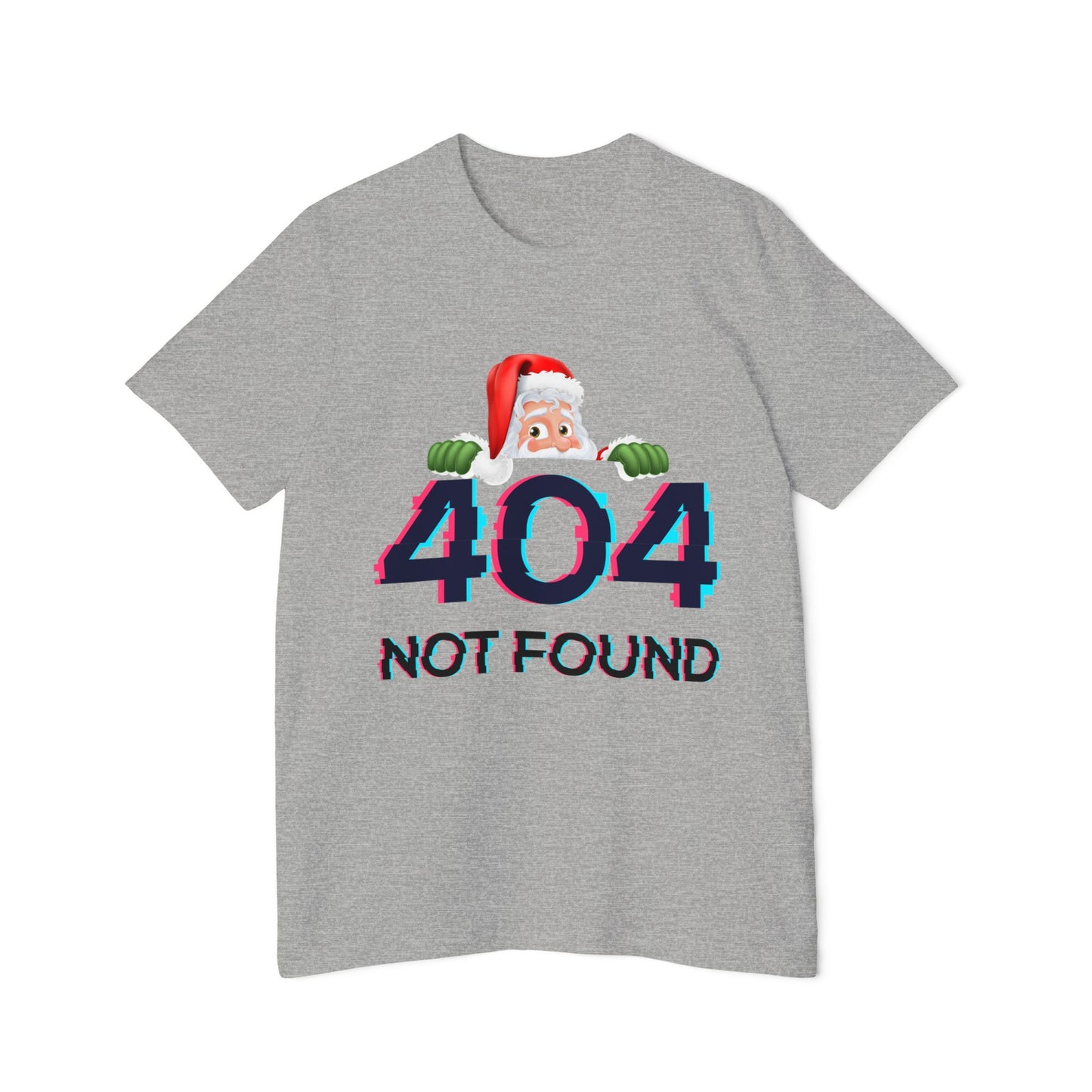 404 Santa Not Found T-Shirt | Funny Web Developer Christmas Gift 2024 | Programmer Holiday Present | Usha Creations