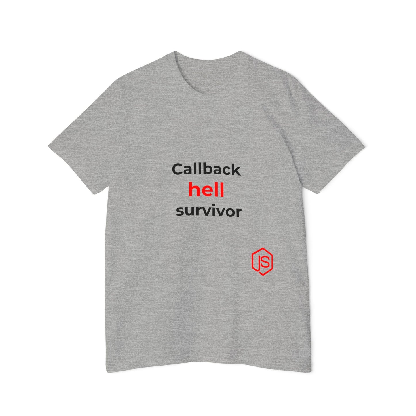 Callback Hell Survivor | Funny Coding T-Shirt for Developers | Usha Creations