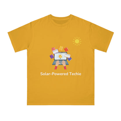 Solar-Powered Techie Tee | Eco-Friendly Coder Shirt | Usha Creations