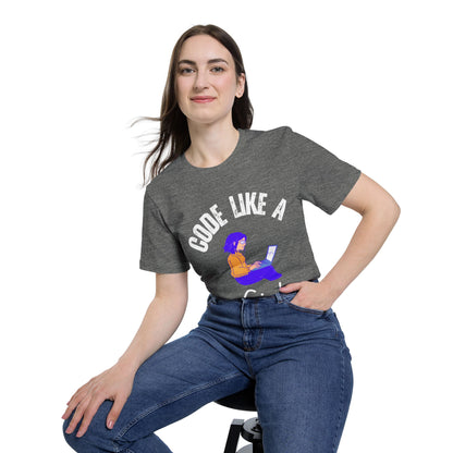 Code Like a Girl T-Shirt - Empowering Women in Tech Tee