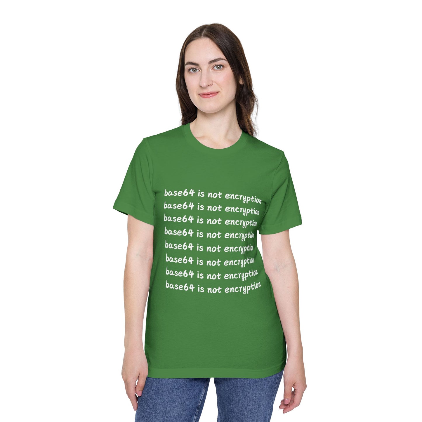 Base64 is Not Encryption Tech Humor T Shirt | Cybersecurity Meme Tees | Usha Creations